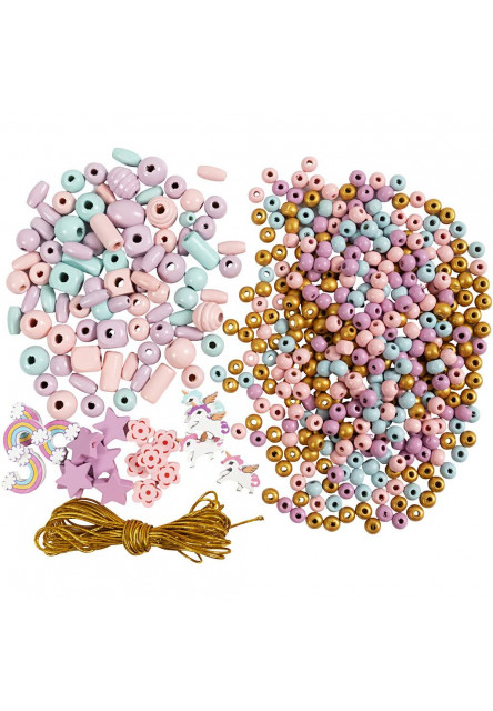 Kreativní sada Šperky z korálků pastelové barvy