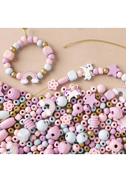 Kreativní sada Šperky z korálků pastelové barvy