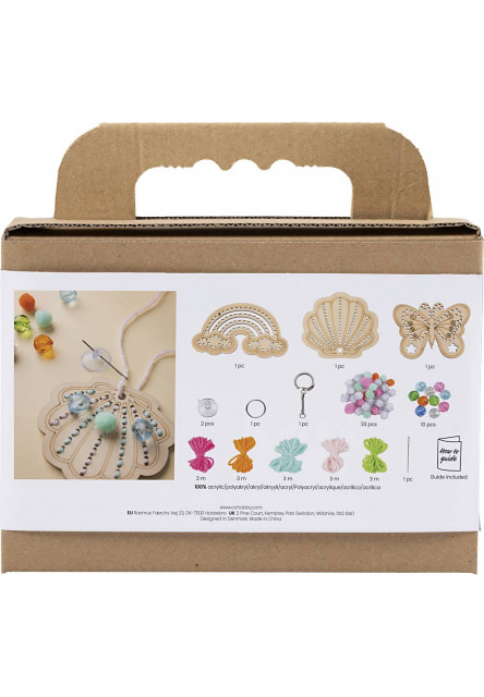 Kreativní sada Vyšívání dřevěných dekorací