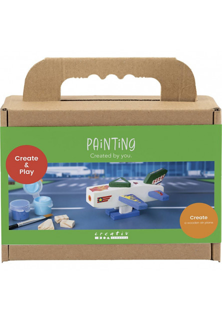 Kreativní sada Letadlo dřevěné