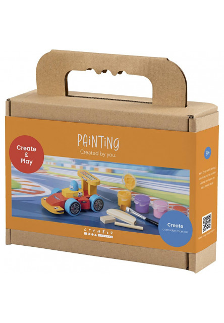 Kreativní sada Závodní auto dřevěné