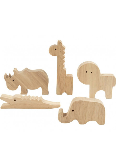 Kreativní sada Safari zvířata dřevěná