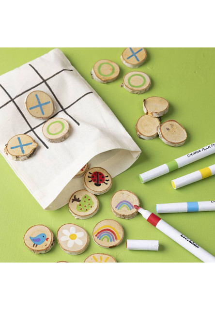 Kreativní sada Pexeso a piškvorky dřevěné