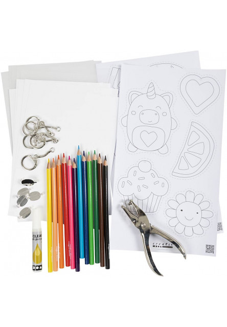 Kreativní sada Přívěsky ze smršťovací fólie