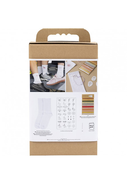 Kreativní sada Vyšívání ponožek