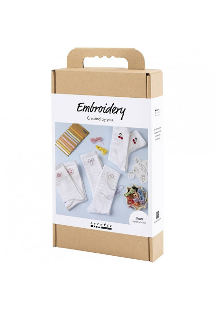 Kreativní sada Vyšívání ponožek