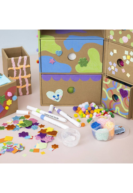 Kreatívna sada Maxi box so zásuvkami Dekorovanie