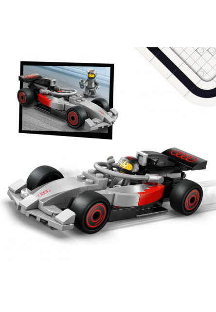 Výstavný nákladiak F1® s pretekárskym autom Audi F1®