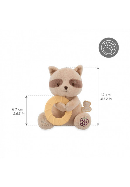 Grignoti Plyšová hračka pre bábätká s hryzátkom Medvedík mýval