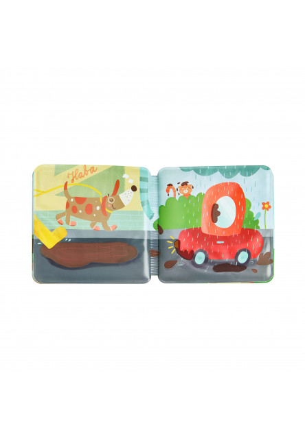 Kniha do vane s magickým efektom Zablatený deň