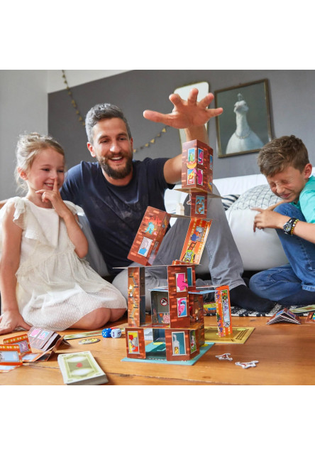 Spoločenská hra pre deti Rhino Hero Super Battle 5+