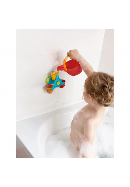 Guličková dráha do vane - vodné koleso