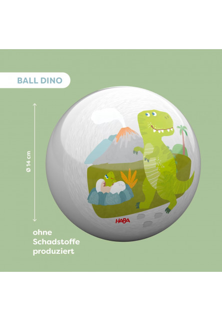 Detská lopta na hranie Dinosaurus 14 cm