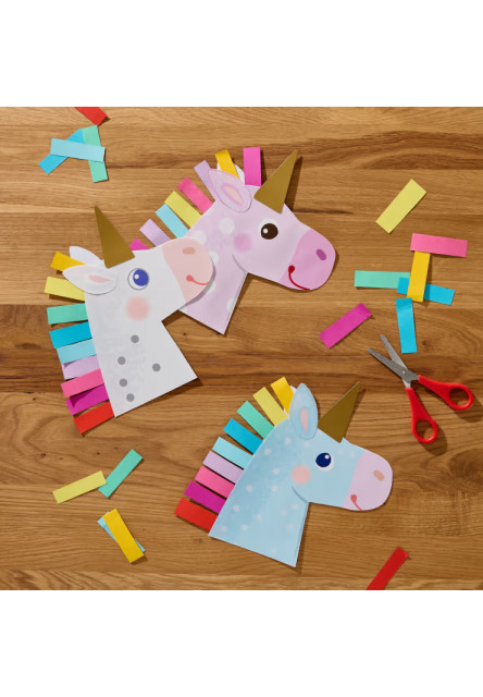 Kreatívna sada Vystrihovanie Dúhové jednorožce