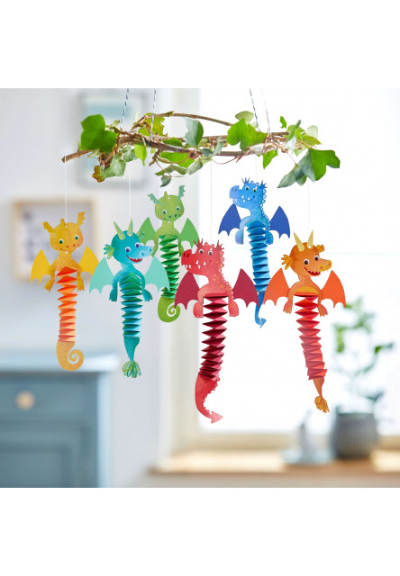 Kreatívna sada Skladanie z papiera Ohniví draci