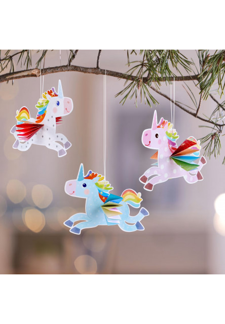 Kreatívna sada Skladanie z papiera Jednorožce