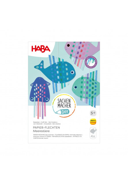 Kreatívna sada Prepletanie papiera Morské zvieratká