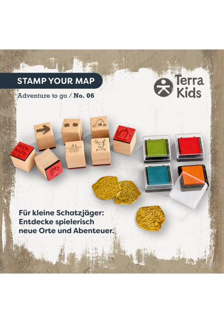 Terra Kids Adventure Hľadaj poklad podľa mapy a zbieraj pečiatky