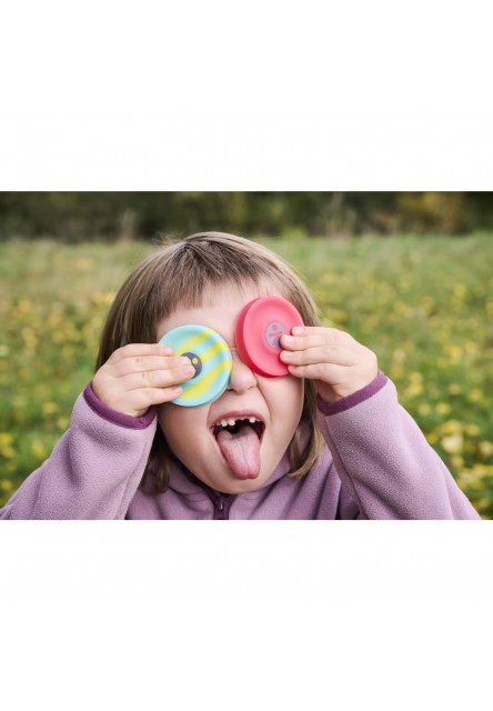 Terra Kids Adventure Chyť ma! silikónové disky 2 ks ružový