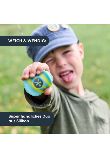 Terra Kids Adventure Chyť ma! silikónové disky 2 ks modrý