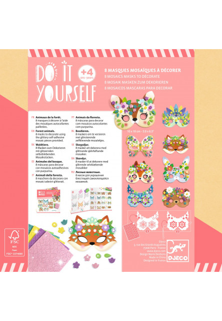 DIY Vyrob si sám Zvířecí škrabošky