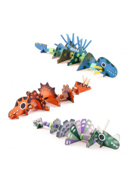 Navlékání Dinosauři