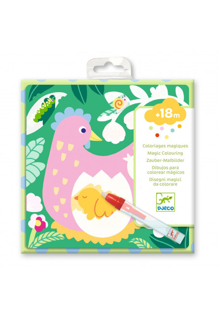 Magické vybarvování vodou Maminka a mládě