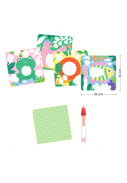 Magické vybarvování vodou Maminka a mládě