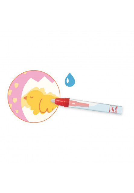 Magické vybarvování vodou Maminka a mládě