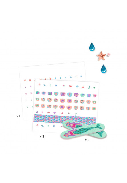 Nálepky na nehty Podmořský svět