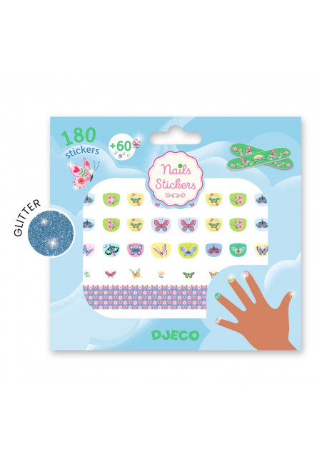 Nálepky na nehty Motýlci