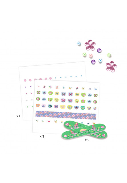 Nálepky na nehty Motýlci