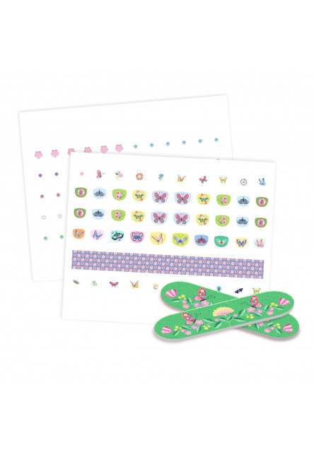 Nálepky na nehty Motýlci