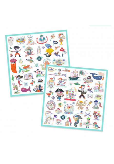 Samolepky Piráti 160 ks