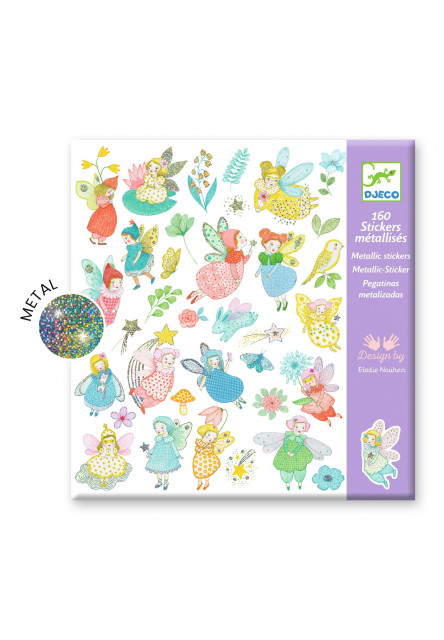 Samolepky Třpytivé víly 160 ks