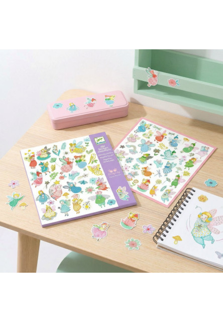 Samolepky Třpytivé víly 160 ks