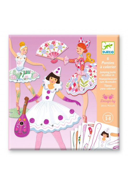 Papírové figurky Tanečnice