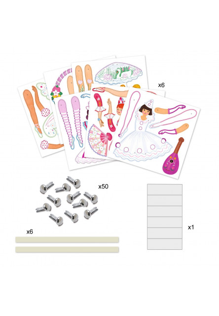 Papírové figurky Tanečnice