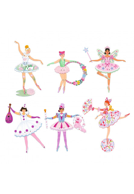 Papírové figurky Tanečnice