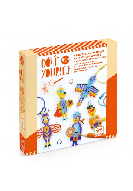 DIY Vyrob si sám Hrdinové Pixel Art