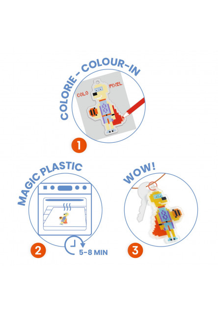 DIY Vyrob si sám Hrdinové Pixel Art