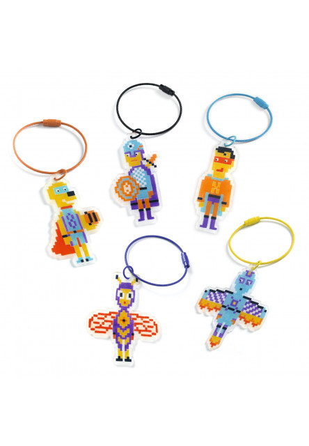 DIY Vyrob si sám Hrdinové Pixel Art