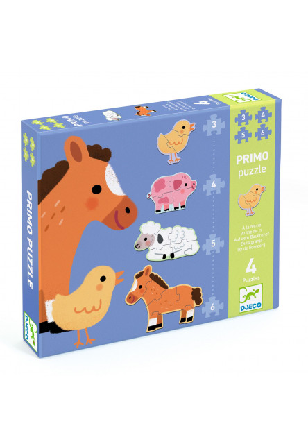 První puzzle Na farmě