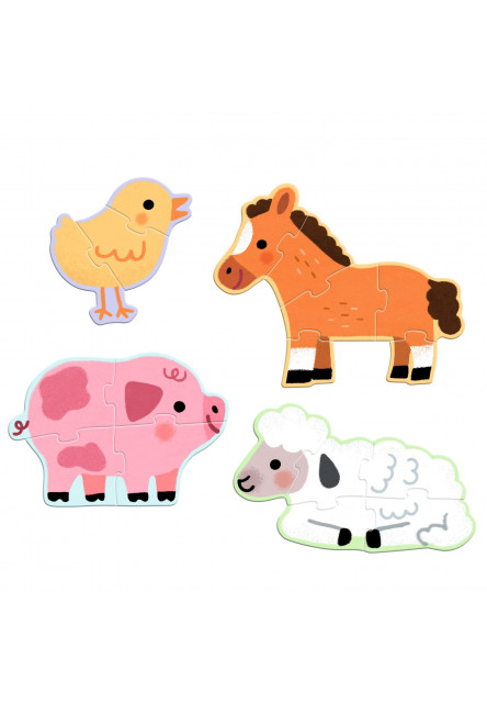 První puzzle Na farmě