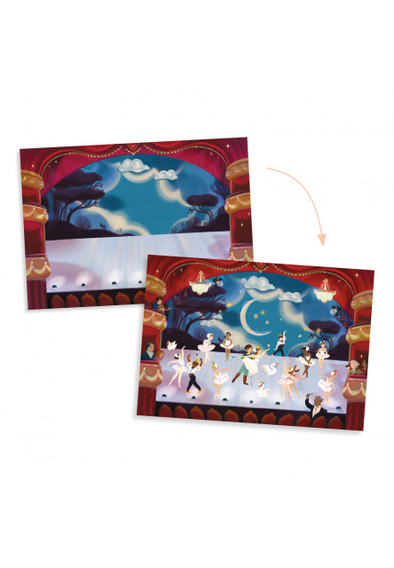 Tvoření obtisky Malé baleríny