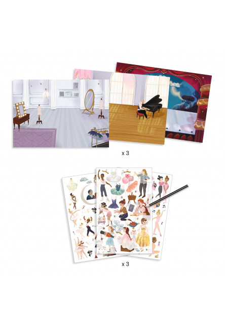 Tvoření obtisky Malé baleríny