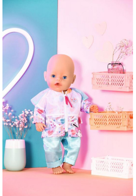 BABY born Oblečenie na voľný čas zelenomodré, 43 cm