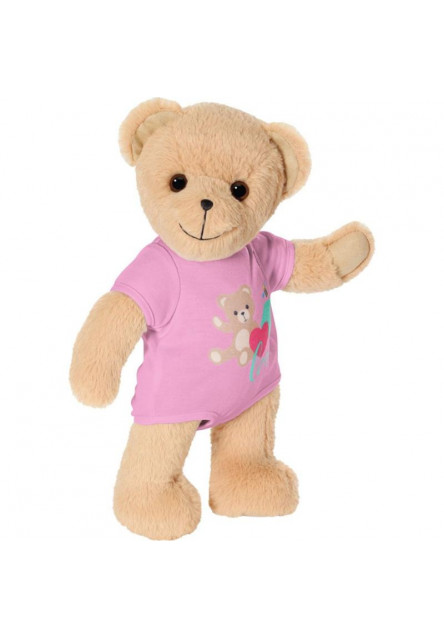 Medvedík BABY born, ružové oblečenie