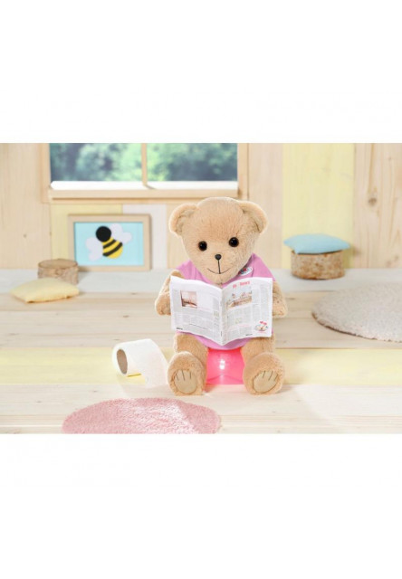 Medvedík BABY born, ružové oblečenie