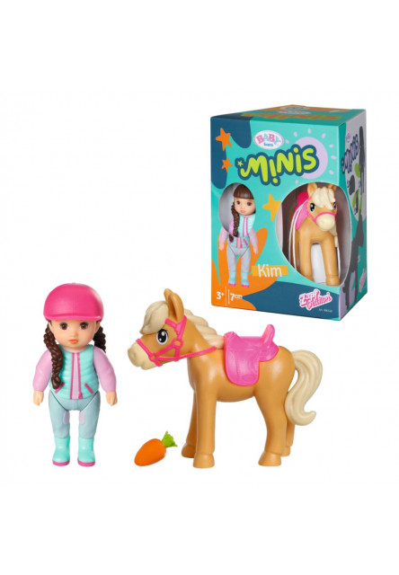BABY born Minis Sada s koníkom a bábikou